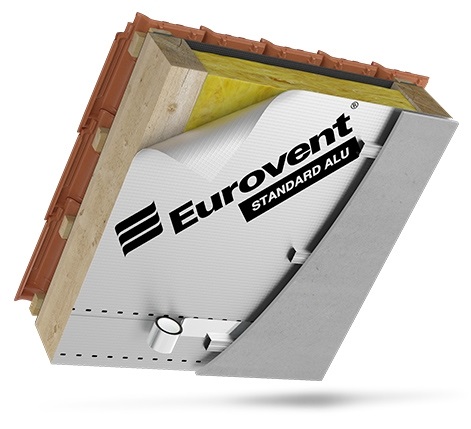 лента односторонняя eurovent alufix, 50 мм х 50 м