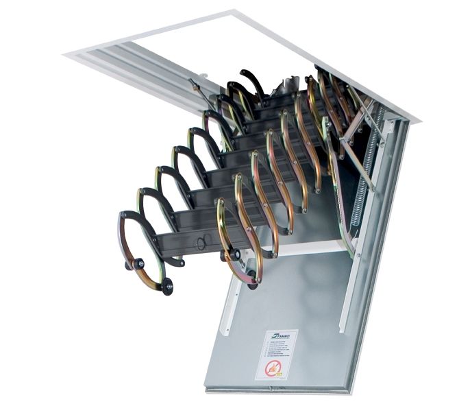 чердачная лестница fakro lsf, высота 280-300 см, размер проема 60x90