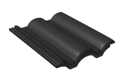 цементно-песчаная черепица braas таунус черный