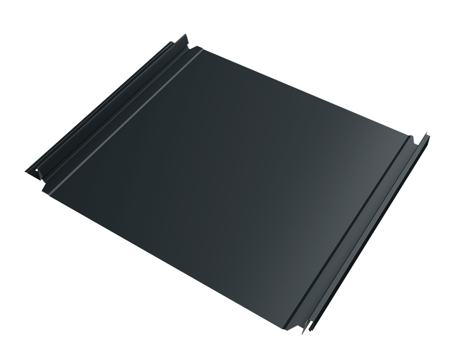 кликфальц double pro satin matt 0,5 мм полиэстер матовый текстурированный (ре), ral 7016 антрацитово-серый