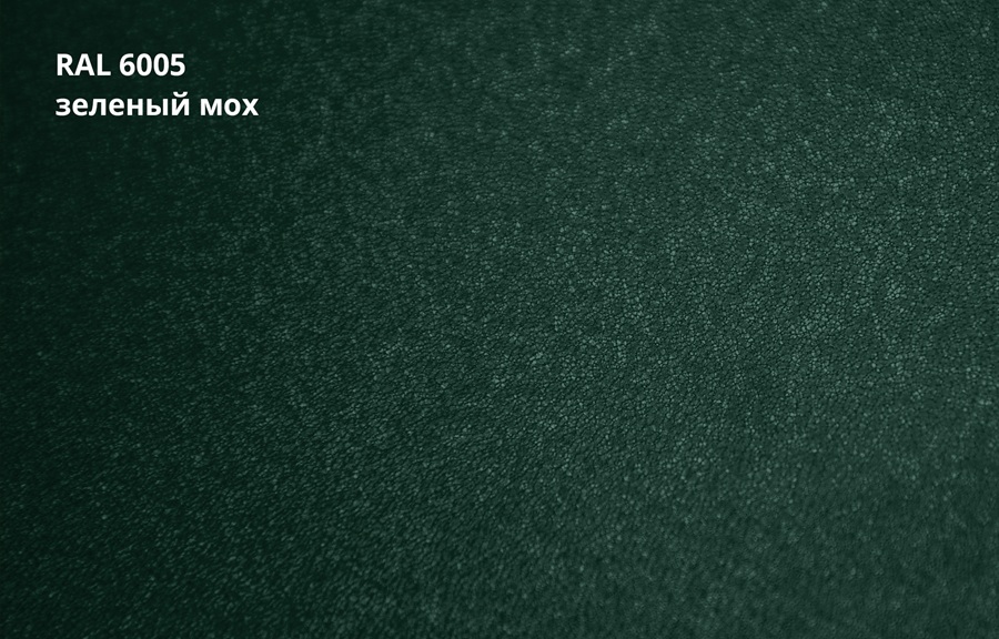 фальц двойной стоячий satin matt 0,5 мм полиэстер матовый текстурированный (ре), ral 6005 зеленый мох