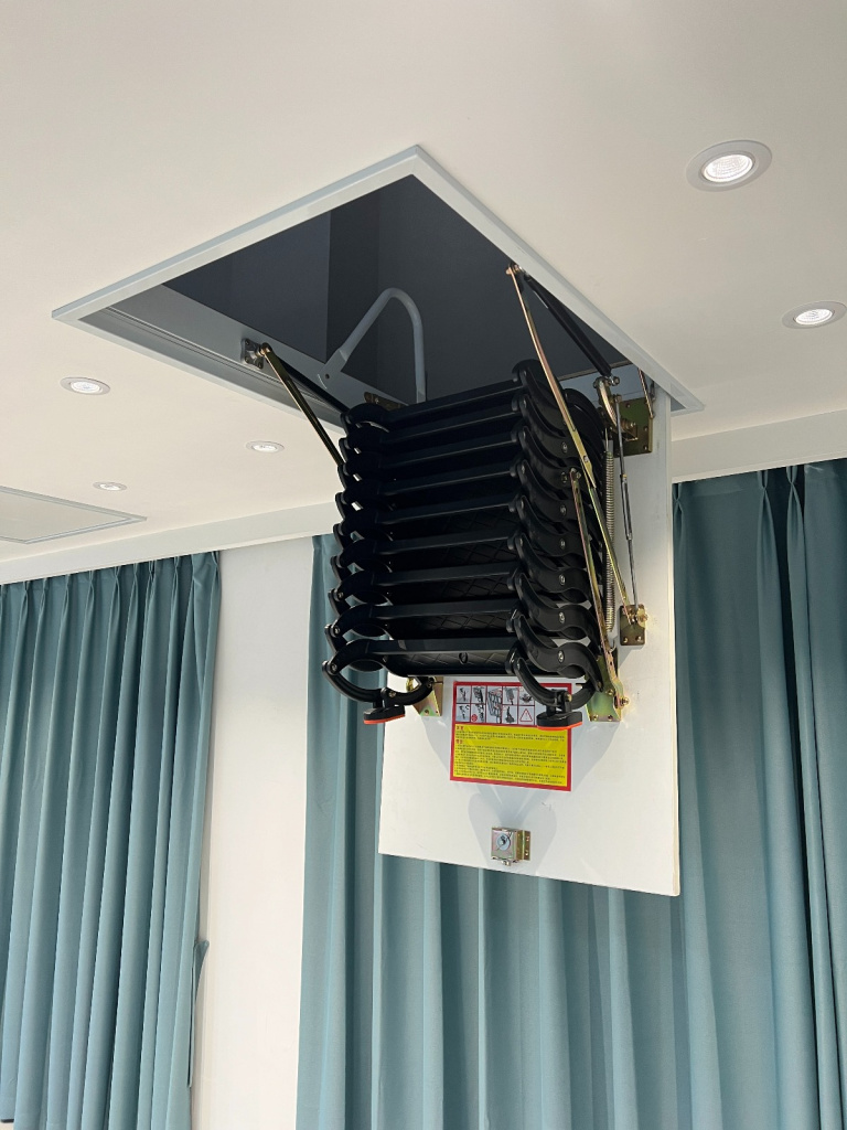 Чердачная лестница fakro lcs (ch), высота 300 см, размер проема 80x100