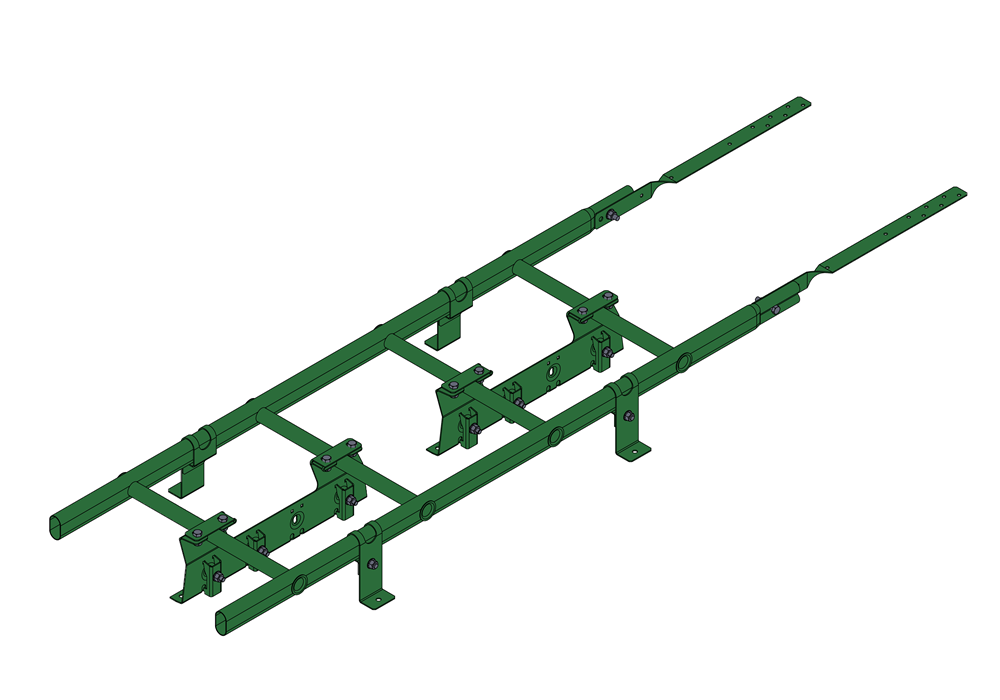лестница кровельная roofsystems prestige 400 master фальц для фальцевой кровли, ral 6002 зеленый лист (1,2 м)