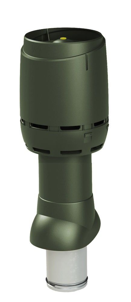 Вентиляционный выход vilpe 125p/ИЗ/500 мм flow, rr 11 зеленый