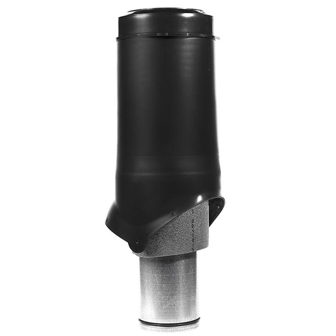 Выход вентиляции krovent pipe-vt is 150/500 изолированный черный