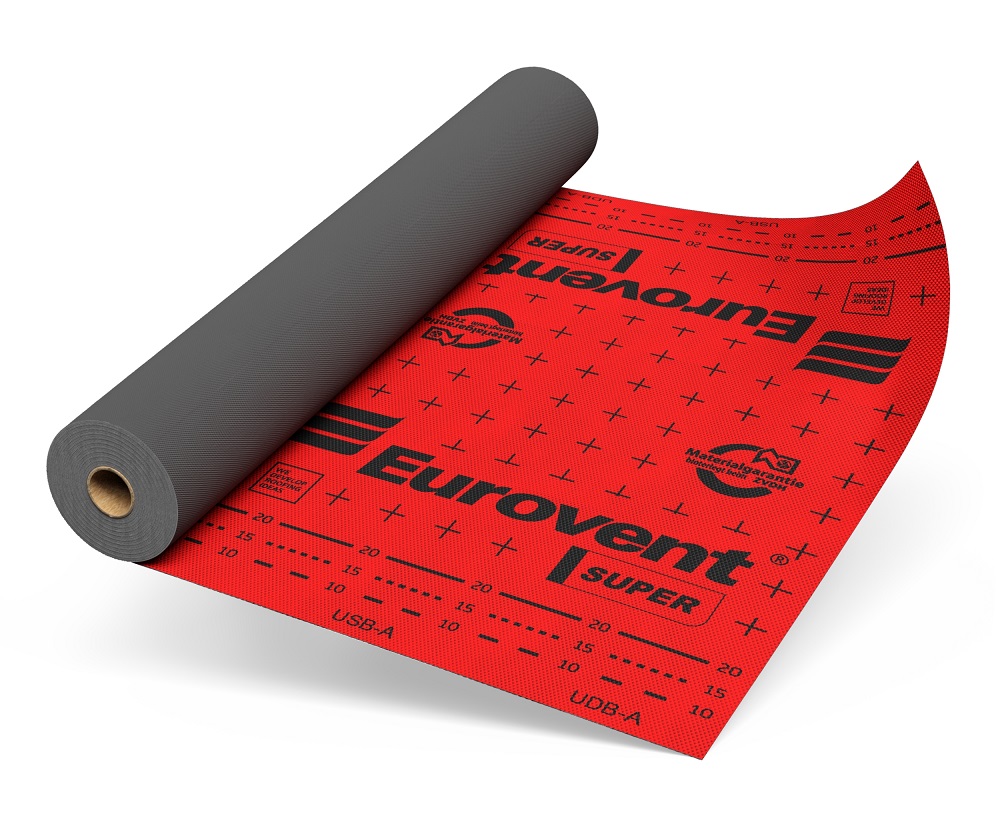 мембрана диффузионная eurovent super 180 гр/м2 (75 м2)