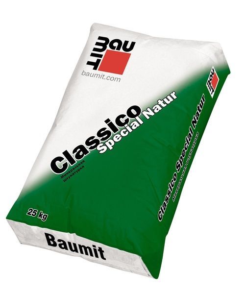 минеральная декоративная штукатурка baumit classico special natur r 2,0 мм "короед" серая, 25 кг