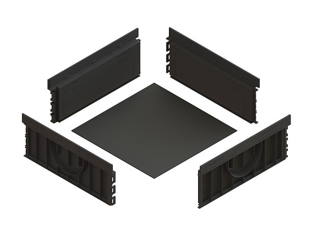 дождеприемник стандартпарк polymax basic 300x300 h120