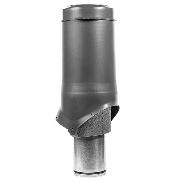 Выход вентиляции krovent pipe-vt is 125/500 изолированный серый