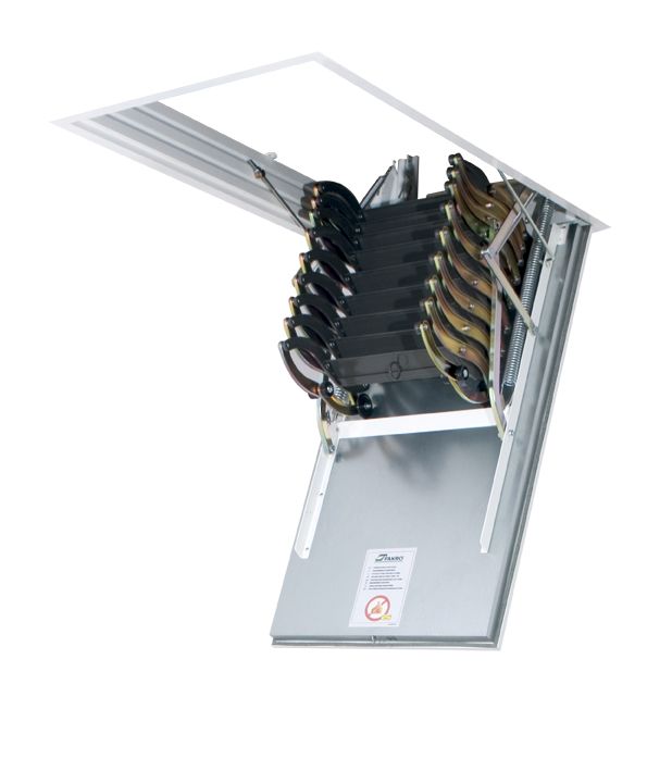 чердачная лестница fakro lsf, высота 280-300 см, размер проема 60x90