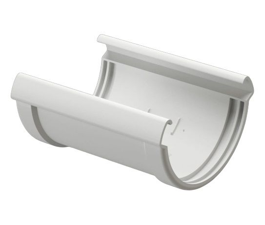 Соединитель желоба docke lux d141 мм, пломбир