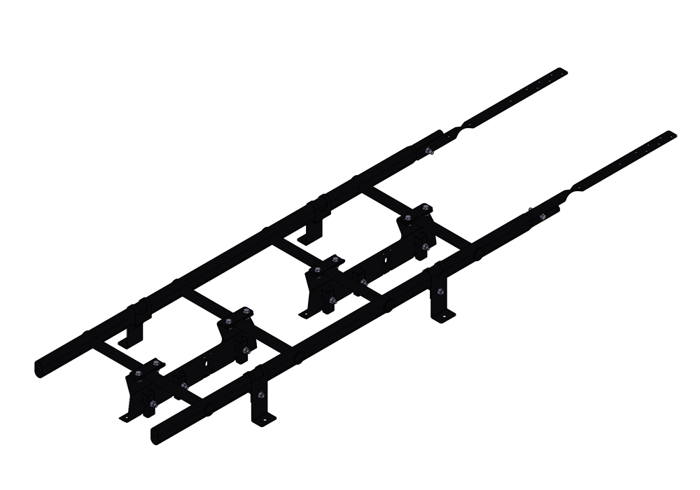 лестница кровельная roofsystems prestige 400 master фальц для фальцевой кровли, ral 9005 черный (1,2 м)