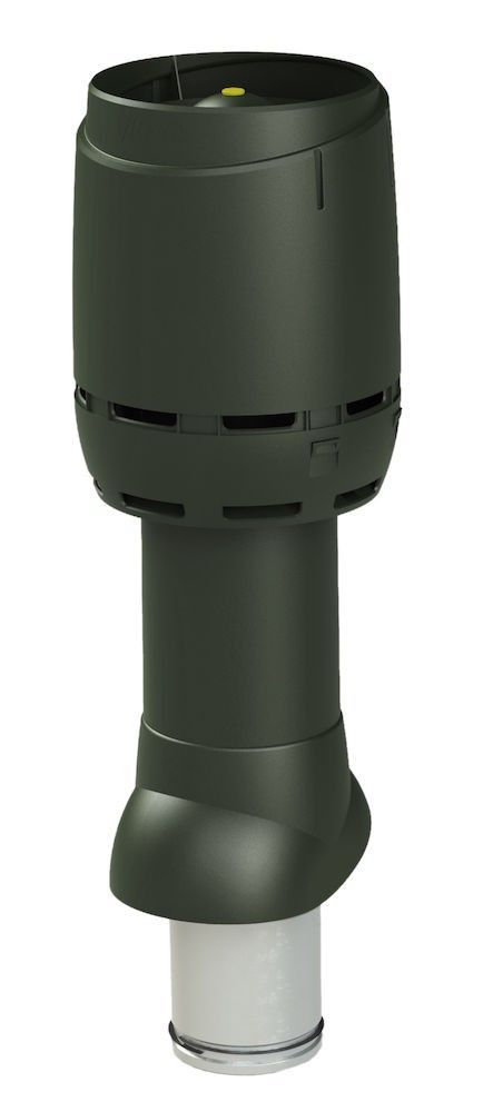 Вентиляционный выход vilpe 125p/ИЗ/700 мм flow, rr 11 зеленый