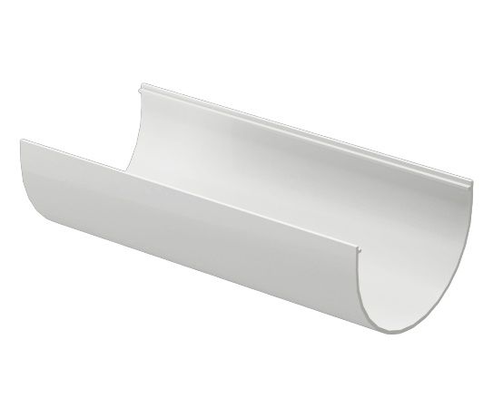 Желоб водосточный docke premium d120 мм, пломбир (3 м)