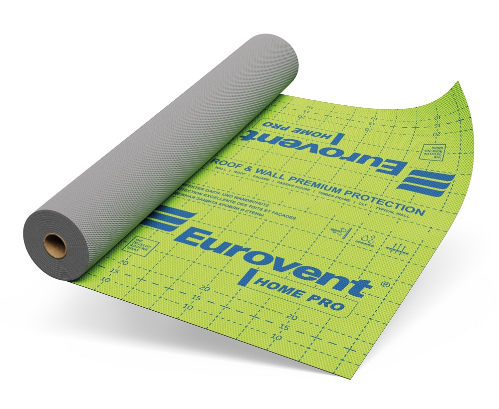 мембрана диффузионная eurovent home pro 135 гр/м2 (75 м2)