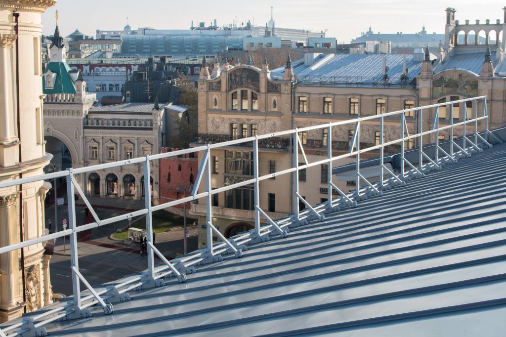 ограждение кровельное roofsystems prestige ral н-900 45*25 (овал) 2 трубы next универсальный (3 м)