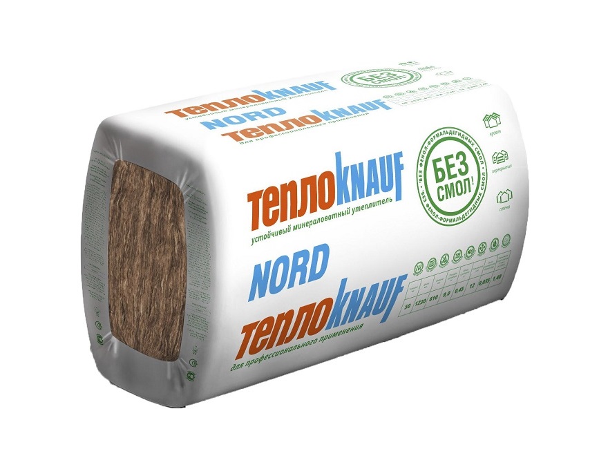 утеплитель knauf nord ts033, 1250х600х50 мм (9 кв.м. уп.)
