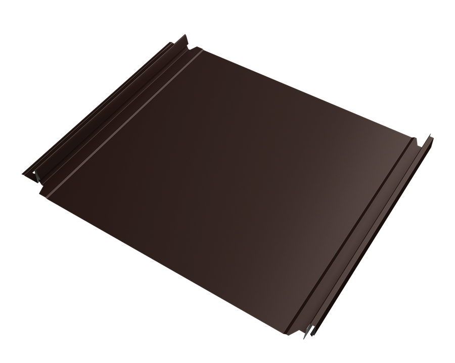 кликфальц double pro purpro 0,5 мм полиуретан (рu), ral 8017 коричневый