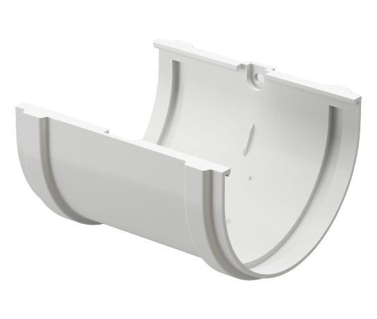 Соединитель желоба docke standart d120 мм, белый