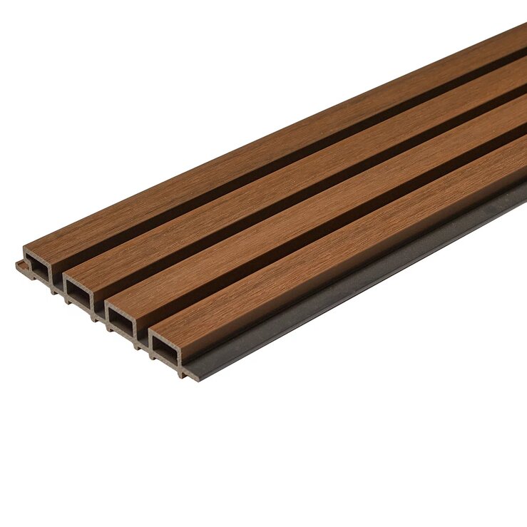 фасадная стеновая панель дпк cm wall dual teak (тик), 26x219x3000 мм