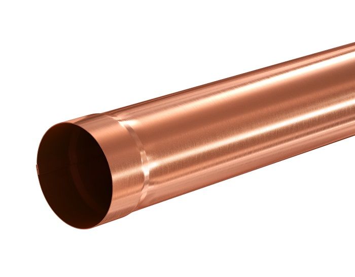 труба водосточная aquasystem d90 мм, медная (3 м)