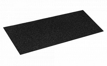 лист плоский для композитной черепицы cm roof black черный, 2000х450 мм