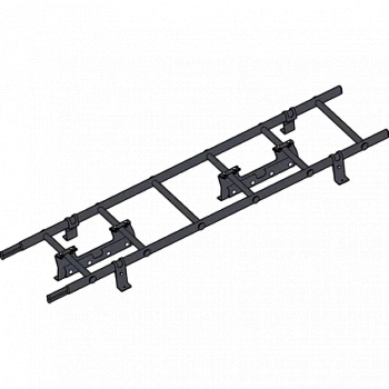лестница кровельная roofsystems elite 400 фальц для фальцевой кровли, ral 7024 серый графит (1,8 м)