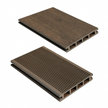 террасная доска дпк (пустотелая) cm decking mix мербау, 135х25х3000 мм