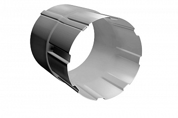 Соединитель трубы grand line pu d90 мм, ral 9003 белый