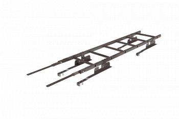 лестница кровельная roofsystems prestige 400 натур для натуральной черепицы, ral 8019 темно-коричневый (1,2 м)
