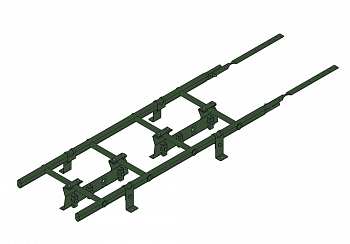 лестница кровельная roofsystems prestige 400 master фальц для фальцевой кровли, ral 6020 зеленый хром (1,8 м)