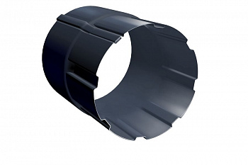 Соединитель трубы grand line pu d90 мм, ral 7024 темно-серый
