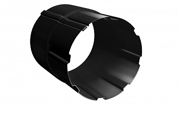 Соединитель трубы grand line pu d90 мм, ral 9005 черный