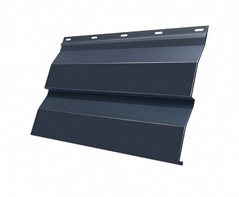 сайдинг металлический grand line корабельная доска 0,45 мм полиэстер (ре), ral 7024 темно-серый