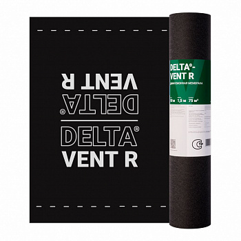 Мембрана диффузионная delta vent r 150 гр/м2 (75 м2)