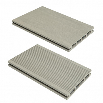 террасная доска дпк (пустотелая) cm decking mix ясень, 135х25х3000 мм