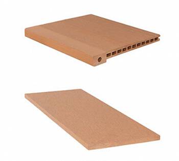 ступень дпк (пустотелая) cm stair дуб, 345х25х3000 мм